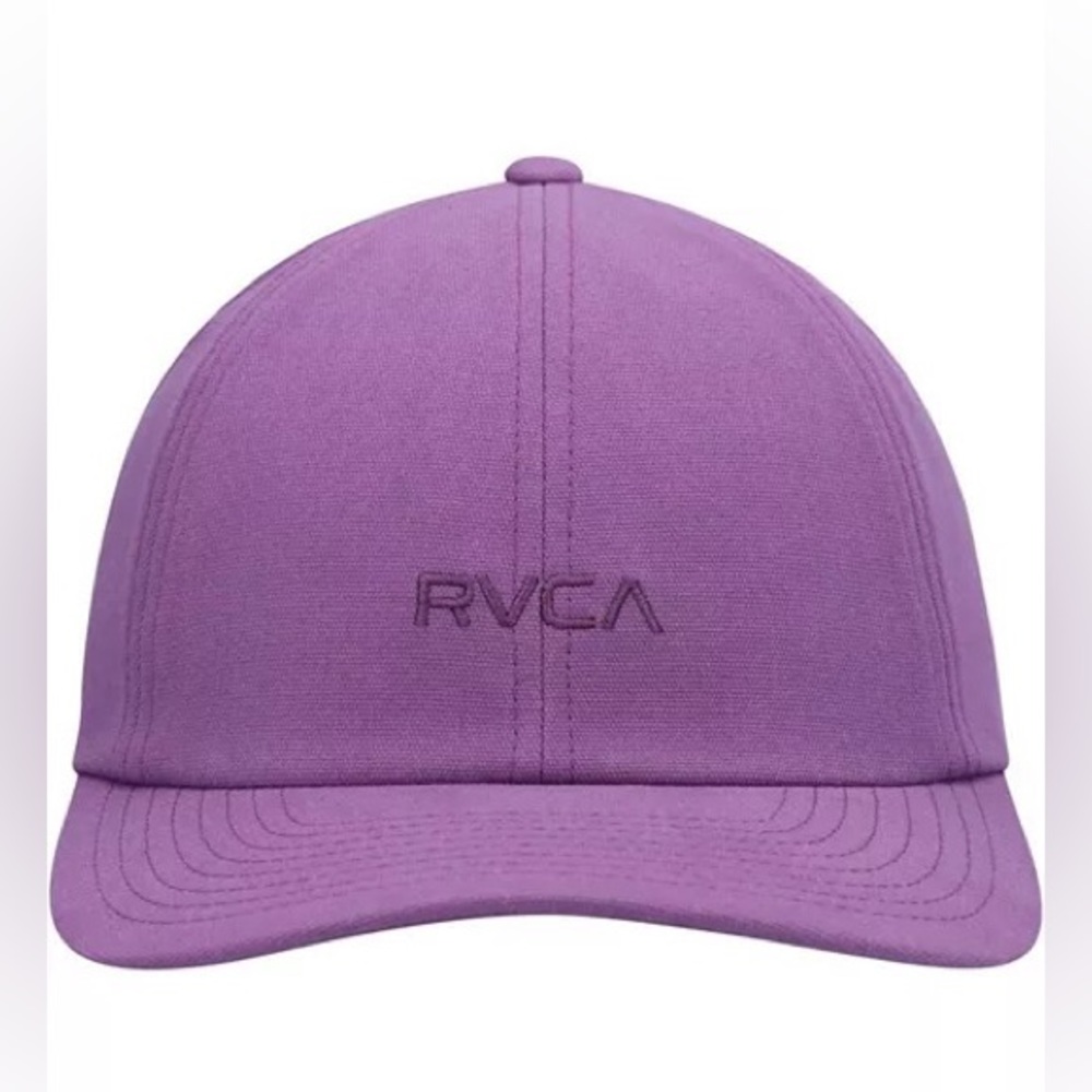 RVCA Purple PTC Clipback Adjustable Hat